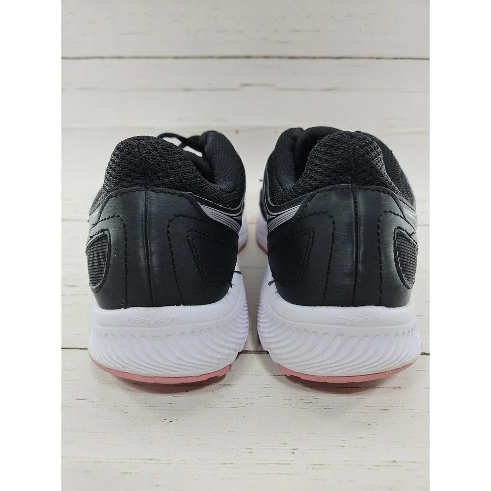Saucony Cohesion 14 Athletic Running Shoes Womens 9.5 Wide Black Pink S10628-1